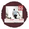 Dark Red Suede Mat Board for 27x27 Frames - Fits 24x24 Photos